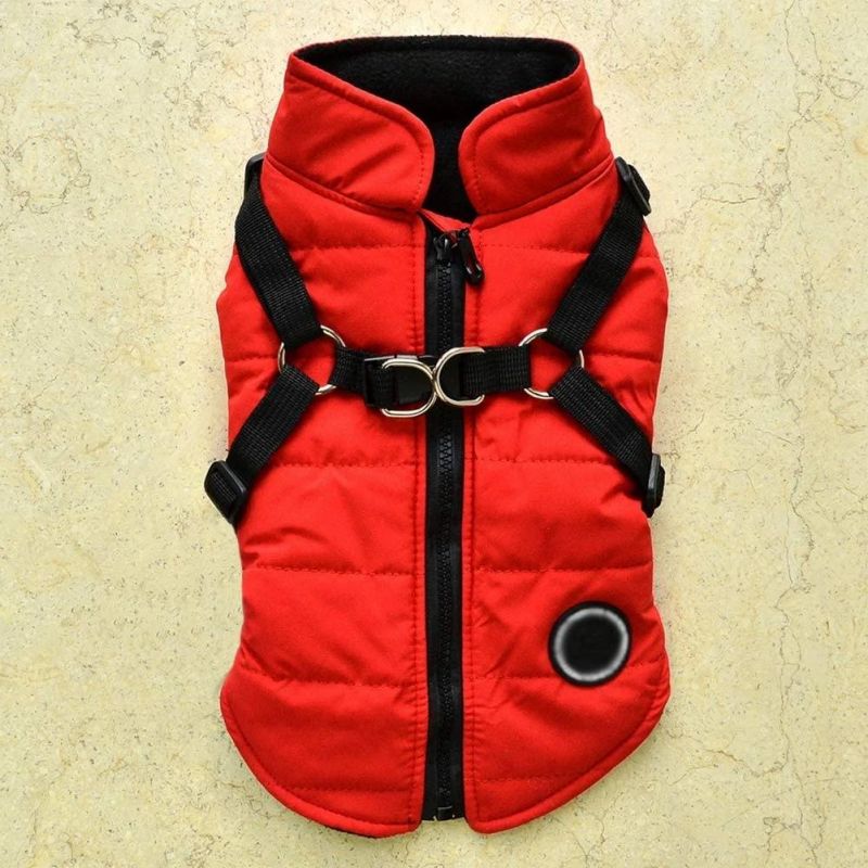 Easy to Wear Zipper Design Dog Coat