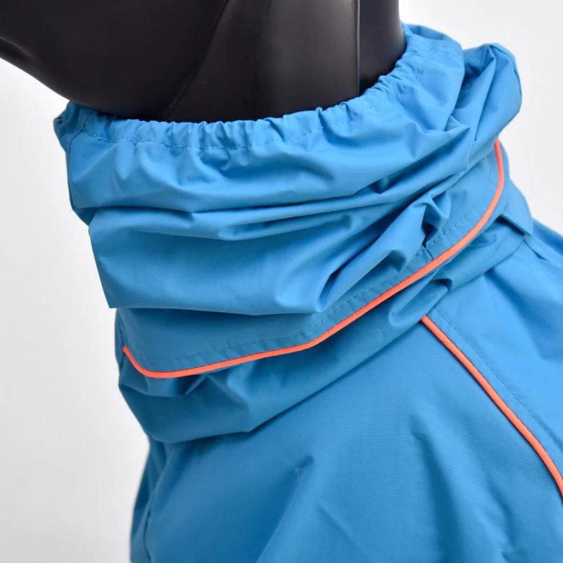 Overall Waterproof PU Jacket Pet Apparel Dog Raincoat for Hiking Wor-Biz
