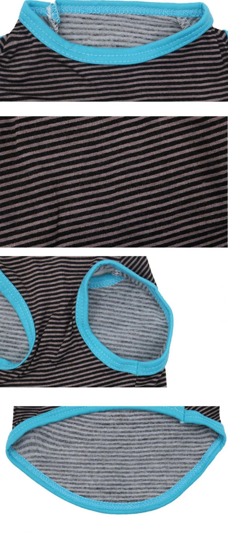 Pet Shirts Cotton Striped T-Shirts for Cat Dog Puppy