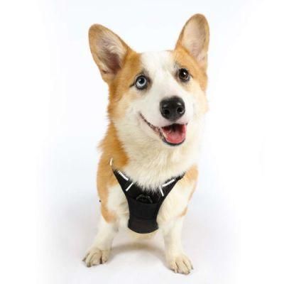 No-Pull Dog Harness Adjustable Outdoor Pet Vest with 3m Reflective Oxford Material