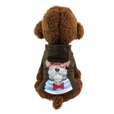 Spring Autumn Style Popular Logo Design Teddy Pomeranich Schnauzer Pet Dog Clothes