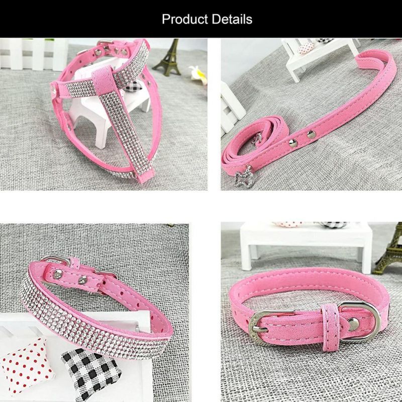 Dog Collar & Harness & Lead Sets Fashion Dog Collar Diamante