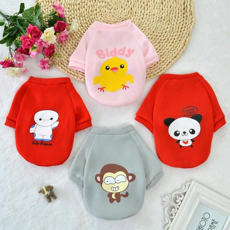 Wholesale Nice Dog Clothes Lovely Pattern Design Classic Tshirt T-Shirts