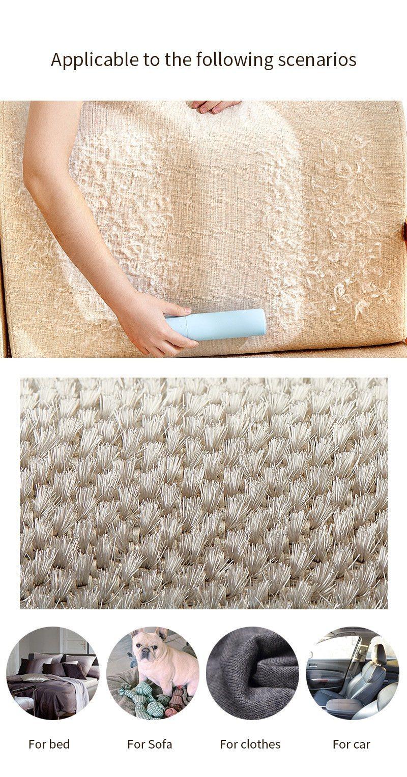Waterproof Comfortable Touching Plastic Polyester Hair Remover Roller Brush