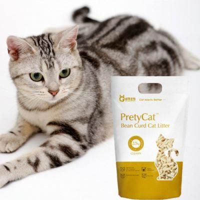100% Natural Edible Strong Clumping Dust-Free Degradable OEM Available Tofu Bluk Cat Litter