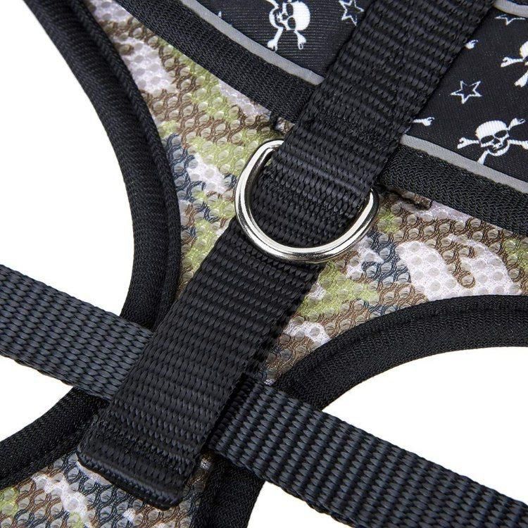 Adjustable 2 in 1 Reversible Neoprene Dog Soft Breathable Harness