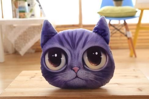 Wholesale Anime Pillow, Animal Shape 3D Printing Soft Cat Pillow