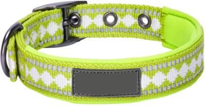 Soft &amp; Safe 3m Reflective Jacquard Neoprene Padded Dog Collar