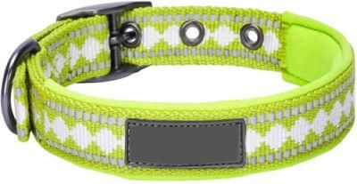 Soft &amp; Safe 3m Reflective Jacquard Neoprene Padded Dog Collar