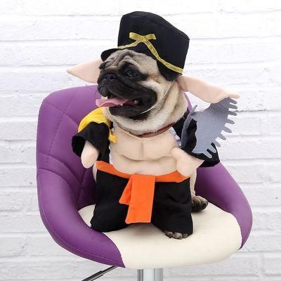 Pet Puppy Witch Hot Dog Cosplay Costume for Holidays Funny Dog Cloth Sets Outfit Standing Costume Puppy Clothes Coat