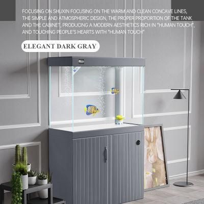 Yee Factory Price Fish Tank Glass Acrylic Fish Tank Aquarium with LED Light