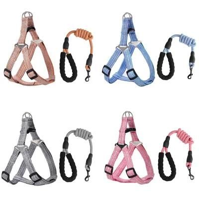 Mix Color Adjustable Small and Medium Large Dogs Leash Vest Pet Harness