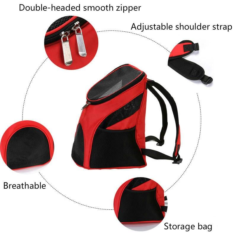 2020 New Pet Dog Carrier Mesh Backpack Outdoor Travel Products Breathable Shoulder Handle Bags