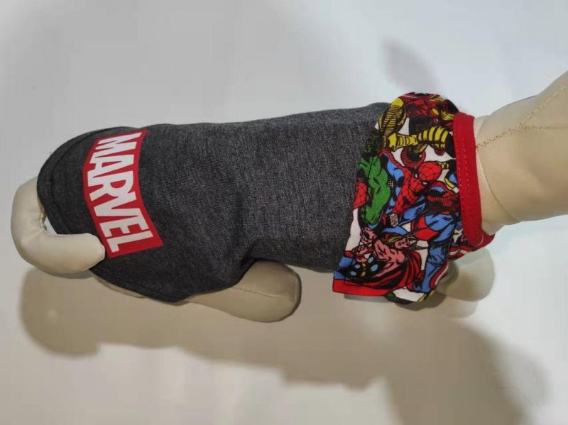 Marvel Fashion Designer Dog Clothes Pet Products Pet Shirt Dog Clothes