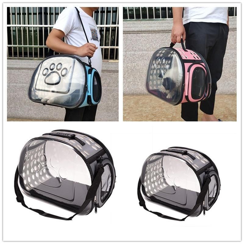 EVA Transparent Pet Shoulder Bag Portable Cat Carrier Bag