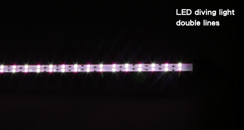 90cm LED Aquarium Underwater Lights for Fish and Plants 12W