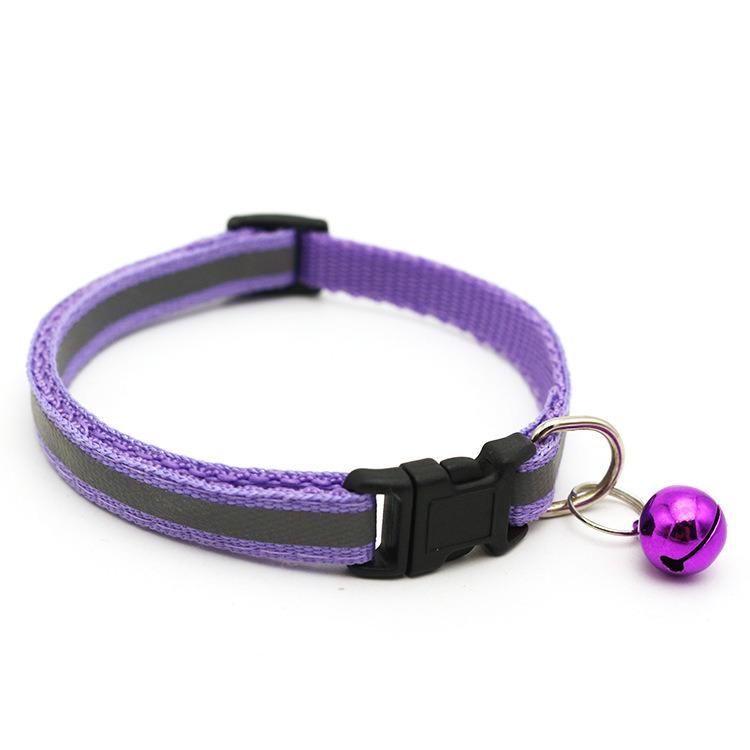 Reflective Nylon Dog Collar Adjustable Dog Leash Pet Collar for Cats and Dogs Pet Supplies