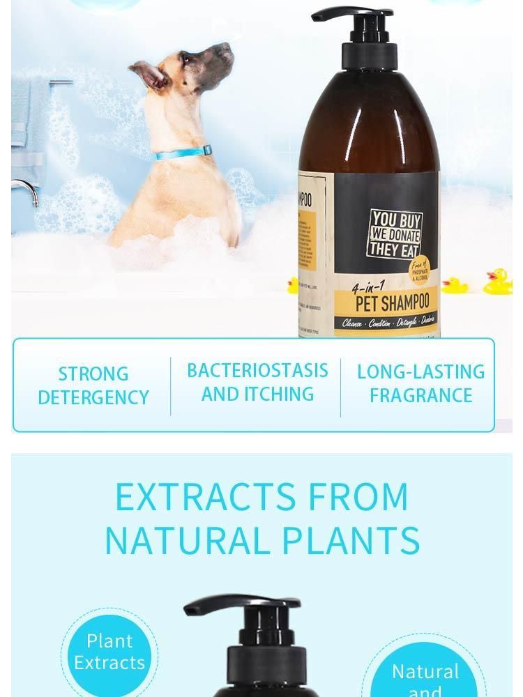 Wholesale OEM Dog Shampoo Bottle Natural Ingredients Pet Shampoo Natural