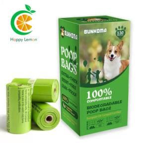Customized Biodegradable Dog Poop Bag, Compostable Dog Poop Bag, Pet Waste Bag