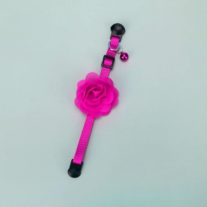 Fast Delivery of Floral Dog and Cat Collar with Bell