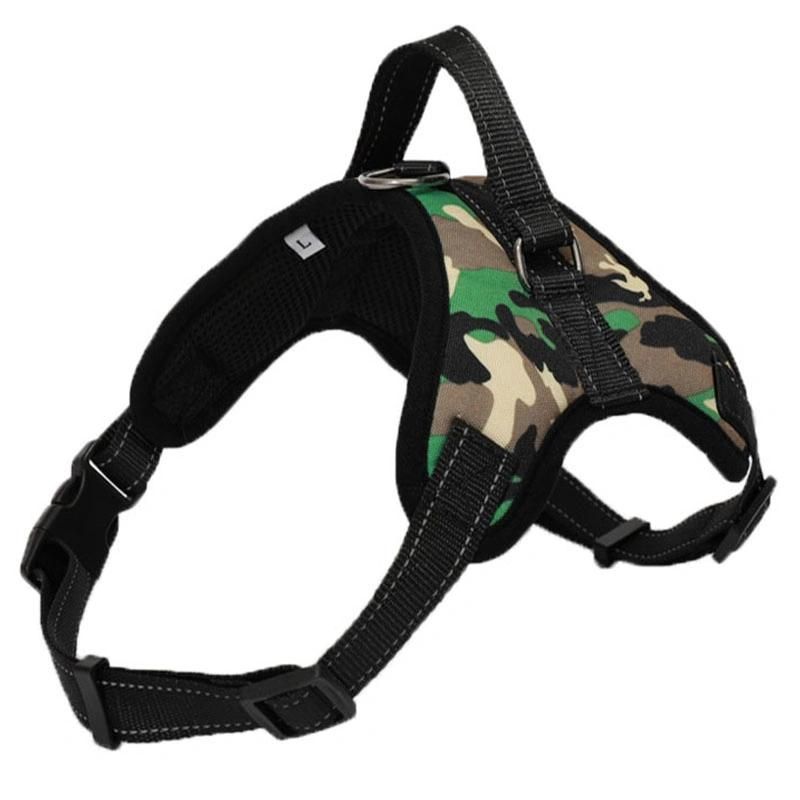 Leopard Print Dog Harness Reflective Pet Harness