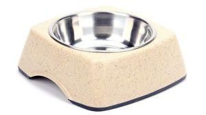 237g Puppy Feeders Round Bamboo Bowls of Pet Accessories Supply