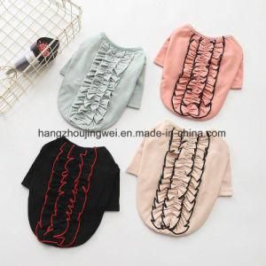 100%Cotton T-Shirt Pet Products Princess Dogs Clother