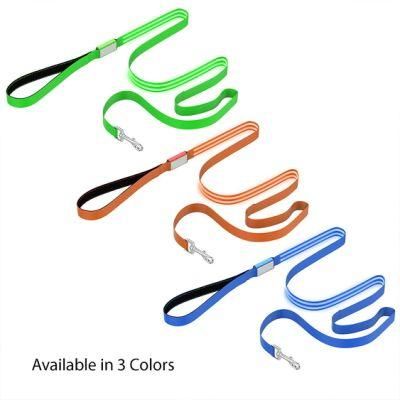 Durable Nylon LED Dog Leash 6 Foot Long Easily Rechargeable with Padded Handle