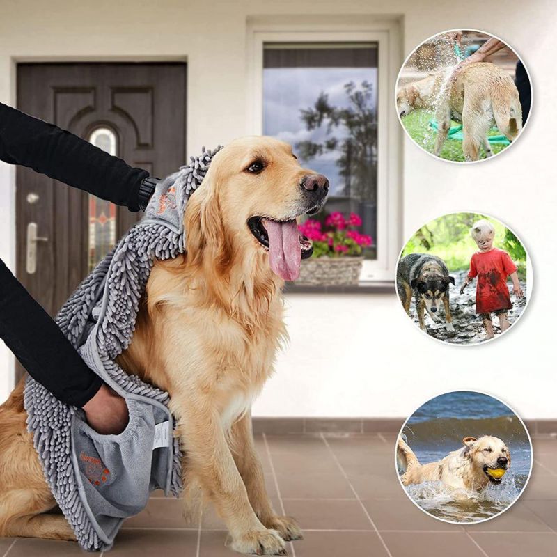 Super Absorbent Pet Towel for Dog and Cat Bath