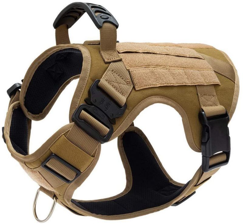1000d Nylon Sturdy Tactical Dog Harness with Handle
