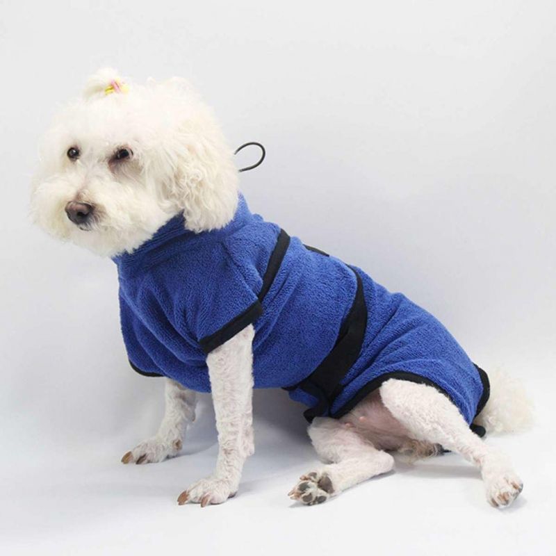 Super Absorbent Pet Dog Bathrobe Microfiber Cat Bath Towel Quick-Drying Pet Products