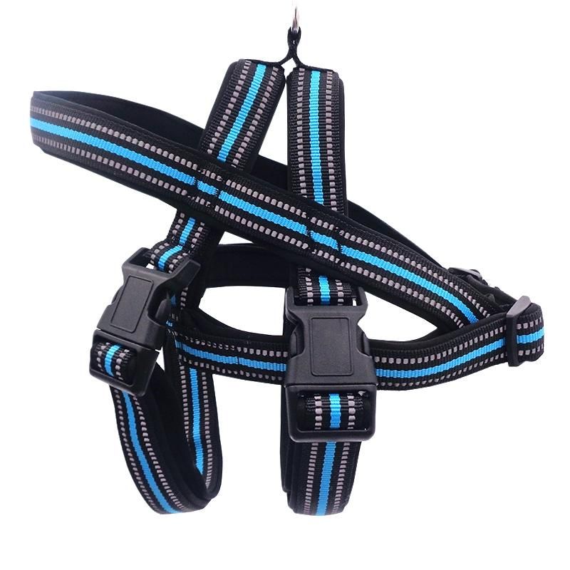Pet Supplies Chest Strap Adjustable Chest Back Medium and Large Dogs Explosion-Proof Reflective Silk Harness
