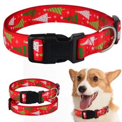 Nylon Dog Collar Set for Christmas Theme to Pet Dog Collar Bow Tie Wholesale Manufacturer