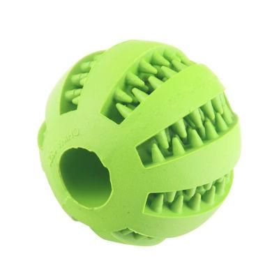 Dog Toy Interactive Silicone Chew Tooth Cleaning Ball