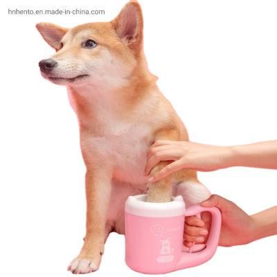 Summer Accessories Supplies Small and Large Dog Paw Washer 2 in 1 Pet Foot Washing Cup for Dogs Muddy Paw Cleaner