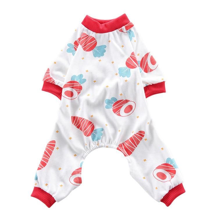 New Pet Popular Logo Spring Dress Dog Shirt Printed Jeans Method Fighting Poodle Teddy Cat and Dog Clothes
