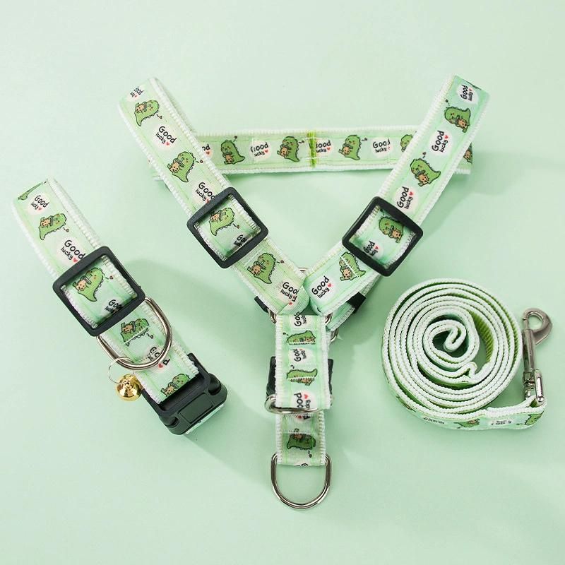 Custom Luxury Personalized Tactical Heavy Duty Vegan Genuine Leather Designer Dog Collar and Leash Set for Large Dog