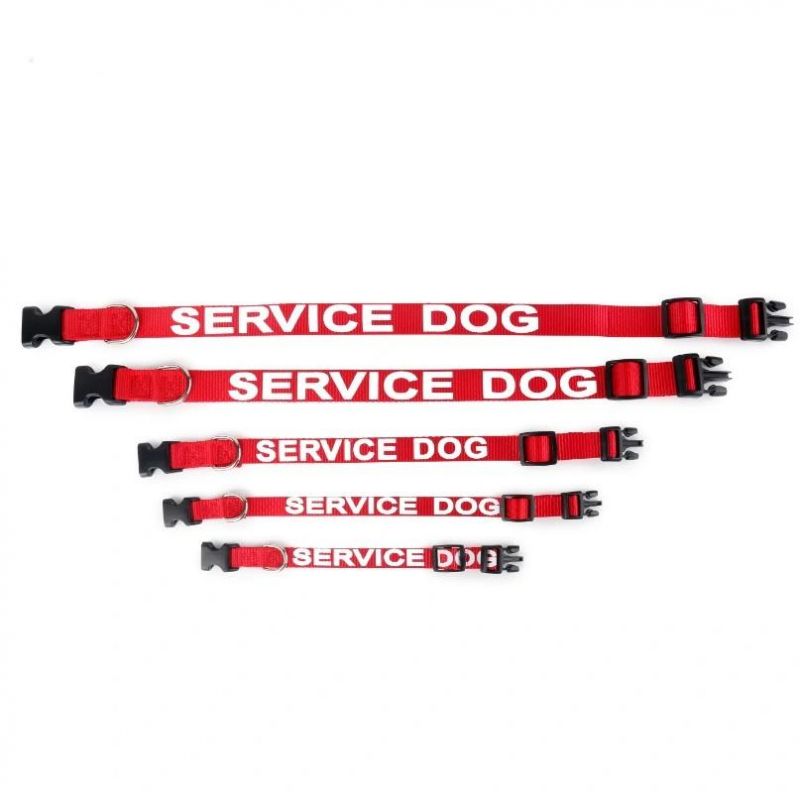 Custom Nylon Silk Print Service Dog Lead