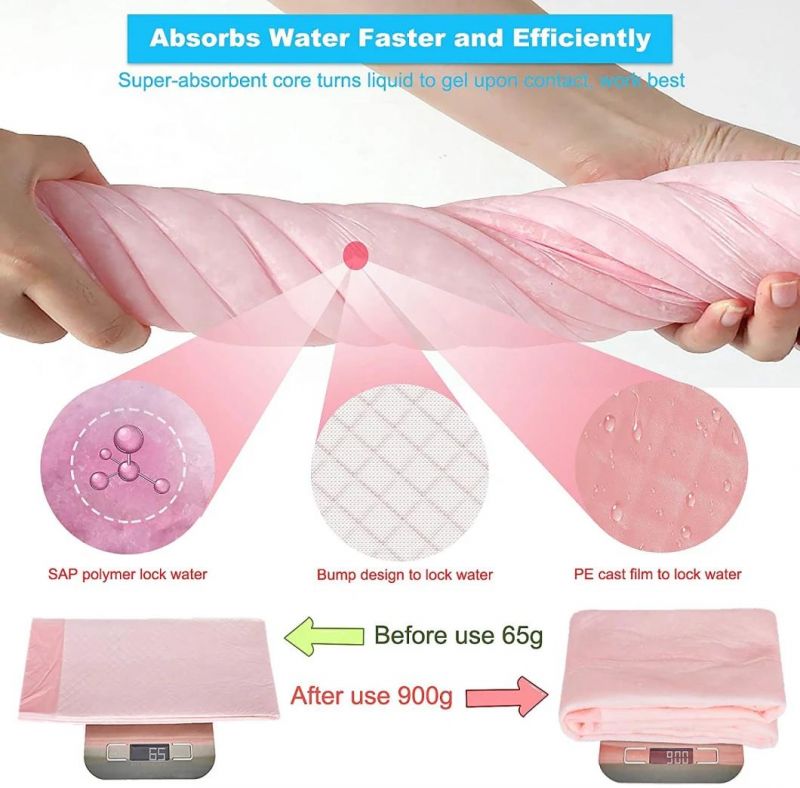 Leak Proof Hot Selling Quick Drying Surface Super Absorbent Core Puppy Pet Training Potty Dog PEE Pads