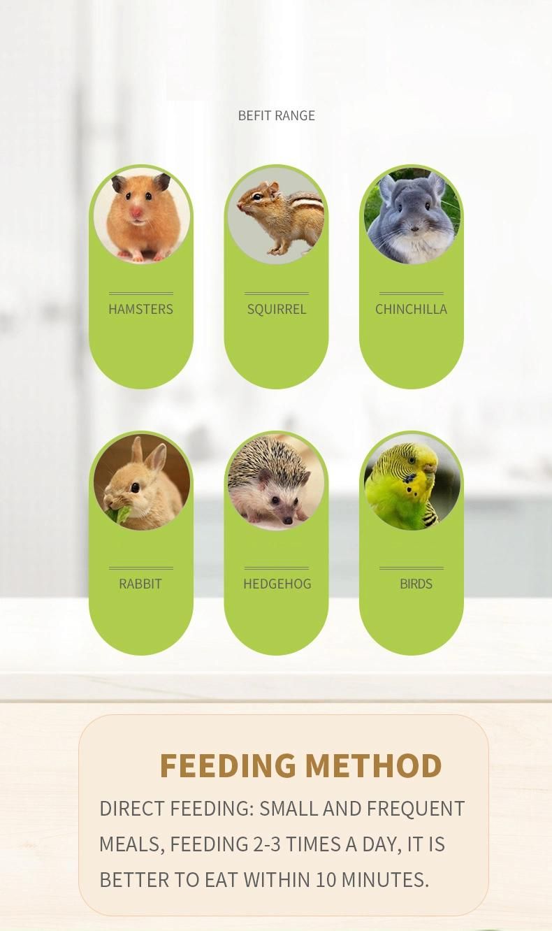 Yee Top Sale Dried Hamster Pet and Harry Hamster for Apple Snack