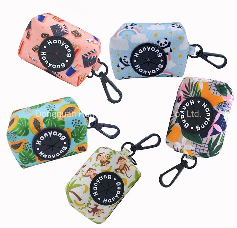 Colorful Low Price and Custom Pattern Pet Dog Poop Bag Holder