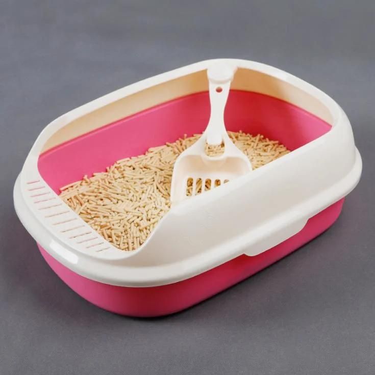 Hot Sell Eco-Friendly Plastic Cat Litter Clean Box with Scoop