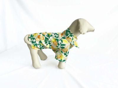 Summer Hawaii Cotton Velcro T-Shirt Dog Accessories Apparel Pet Clothes