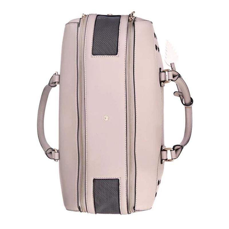 Eco Friendly Vegan Leather Big Space Breathable Export Pet Carrier