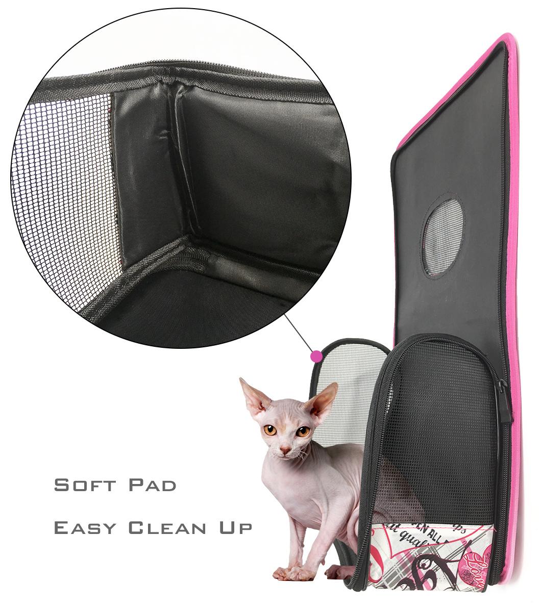 Pet Carriers, Cat Carriers Dog Carrier Pet Carrier Soft Sided Collapsible Pet Travel Carrier for Small Medium Cats Small Dogs