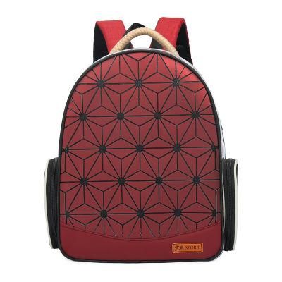 Wholesale Geometric Luminous Reflective Backpack Night Fluorescent Custom