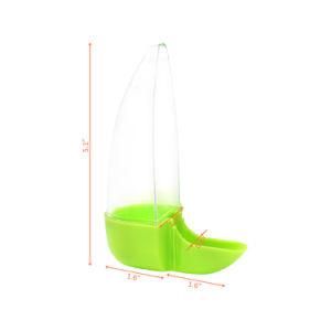 Pet Parrot Bird Food Bowl Cups Plastic Feeder Cage Accessories