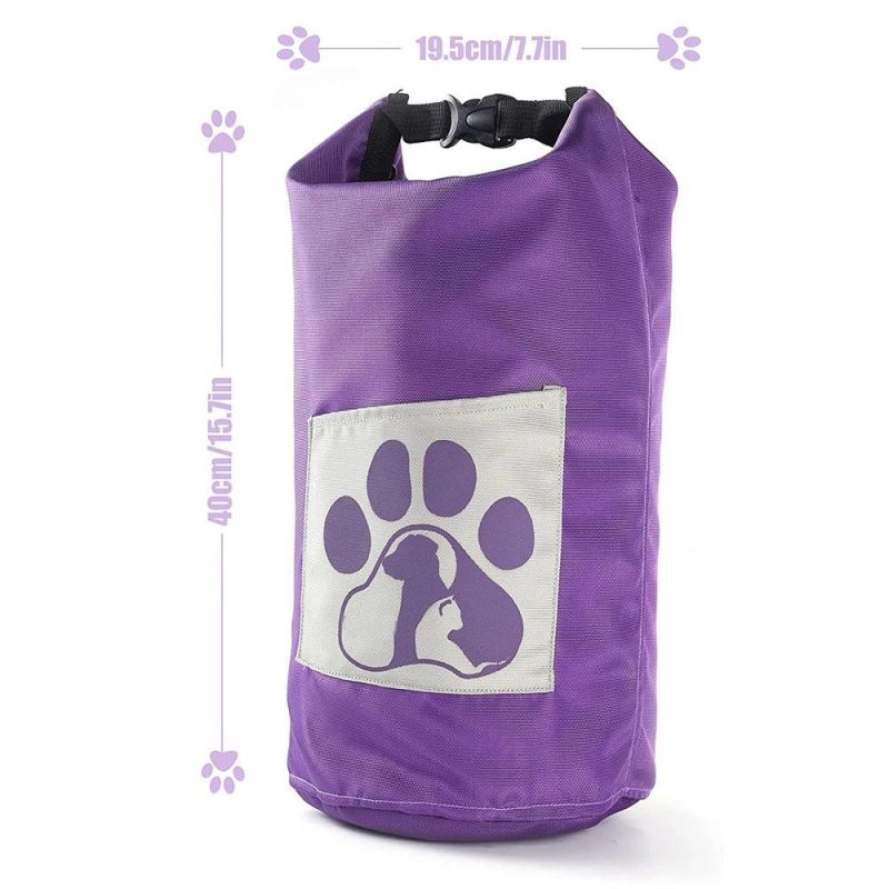 Dog Food Travel Bag, Portable Folding Travel Food Storage Container for Cat & Dog, Kibble Carrier, Dog Travel Accessories