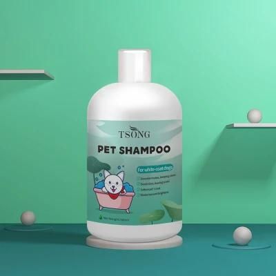 Tsong Private Label Pet Hair Cleaning Shampoo for Pet Care 500ml Pet Shampoo for White-Haired Dog