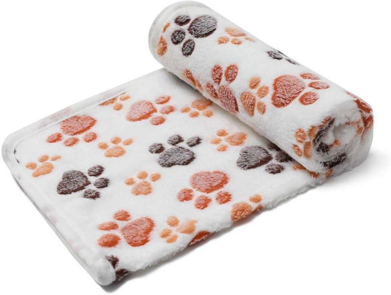 100% Double-Sided Coral Velvet Textures Soft Comfortable Pet Blanket